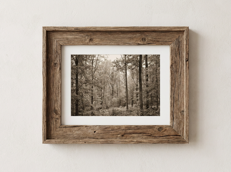 Rustic Brown Wooden Frame